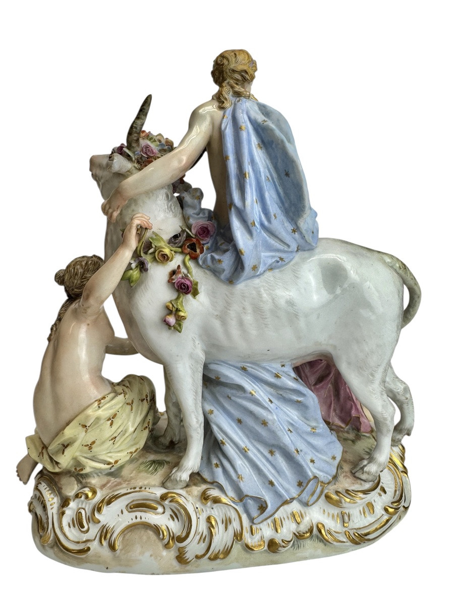 Meissen - Grupe En Porcelaine l’Enlèvement d'Europe-photo-4