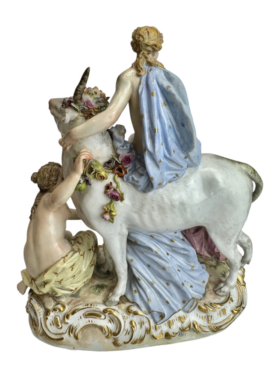 Meissen - Grupe En Porcelaine l’Enlèvement d'Europe-photo-1