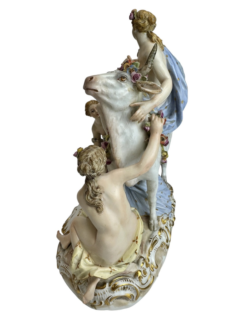 Meissen - Grupe En Porcelaine l’Enlèvement d'Europe-photo-2
