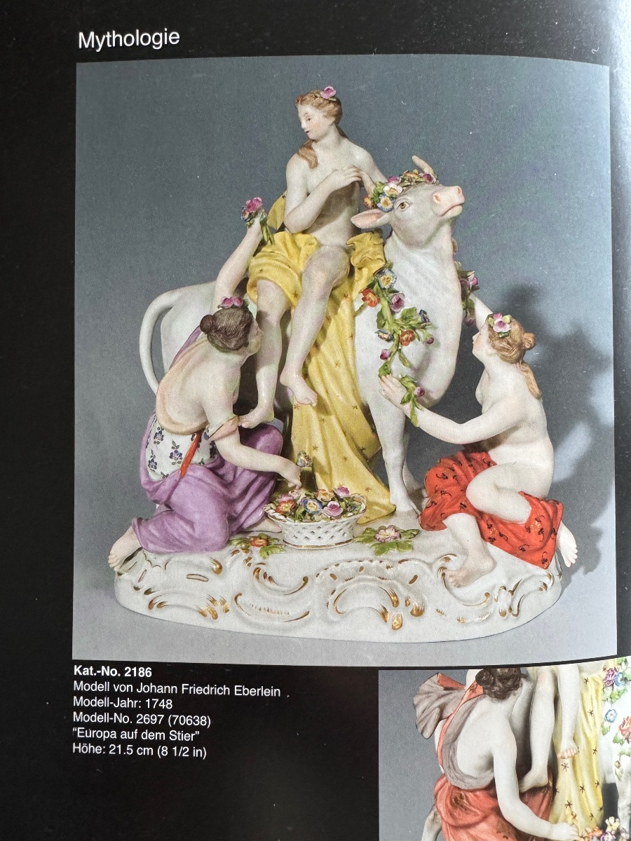 Meissen - Grupe En Porcelaine l’Enlèvement d'Europe-photo-8