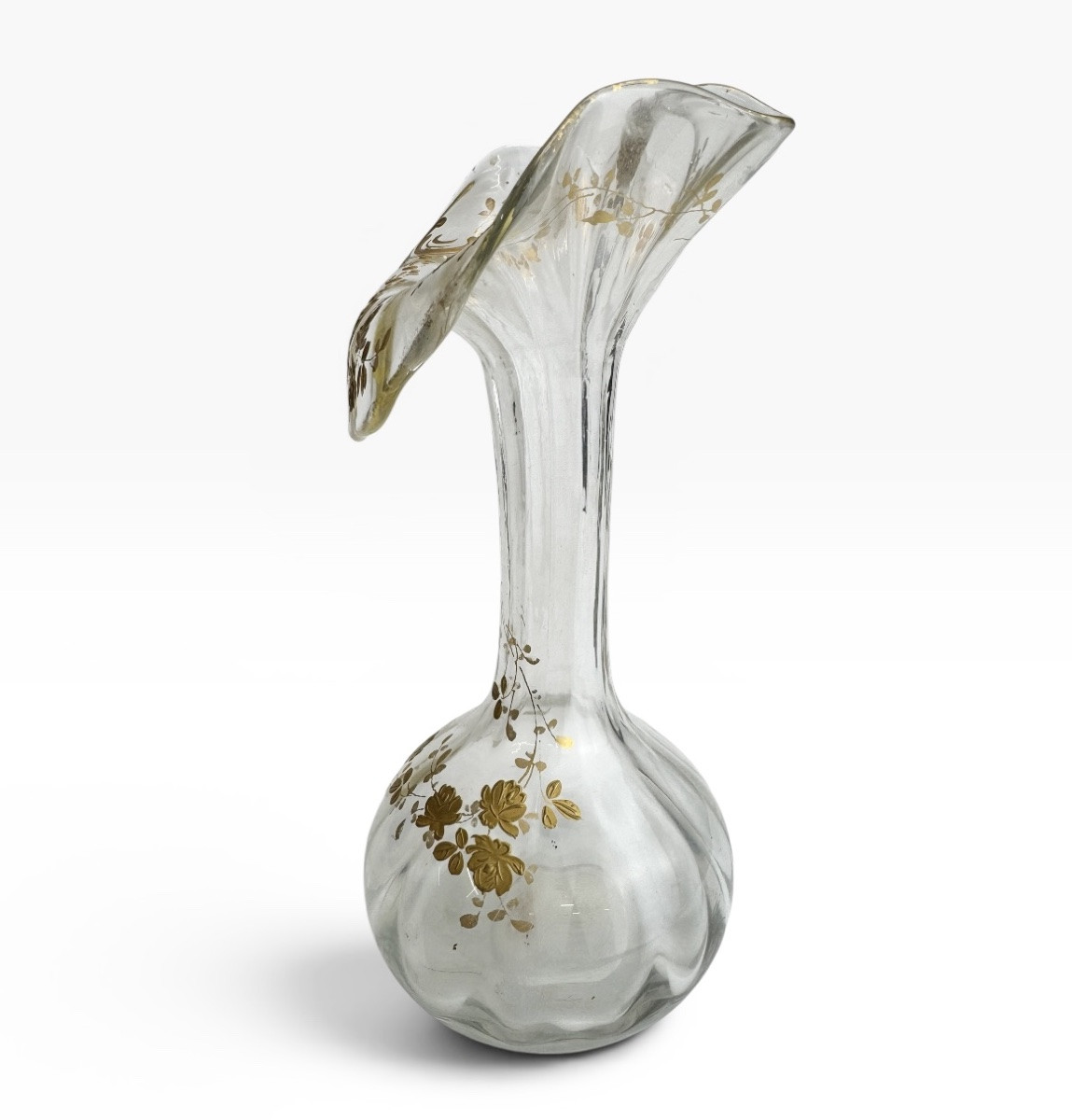 Baccarat - Art Nouveau Jack In The Pulpit Vase.-photo-5