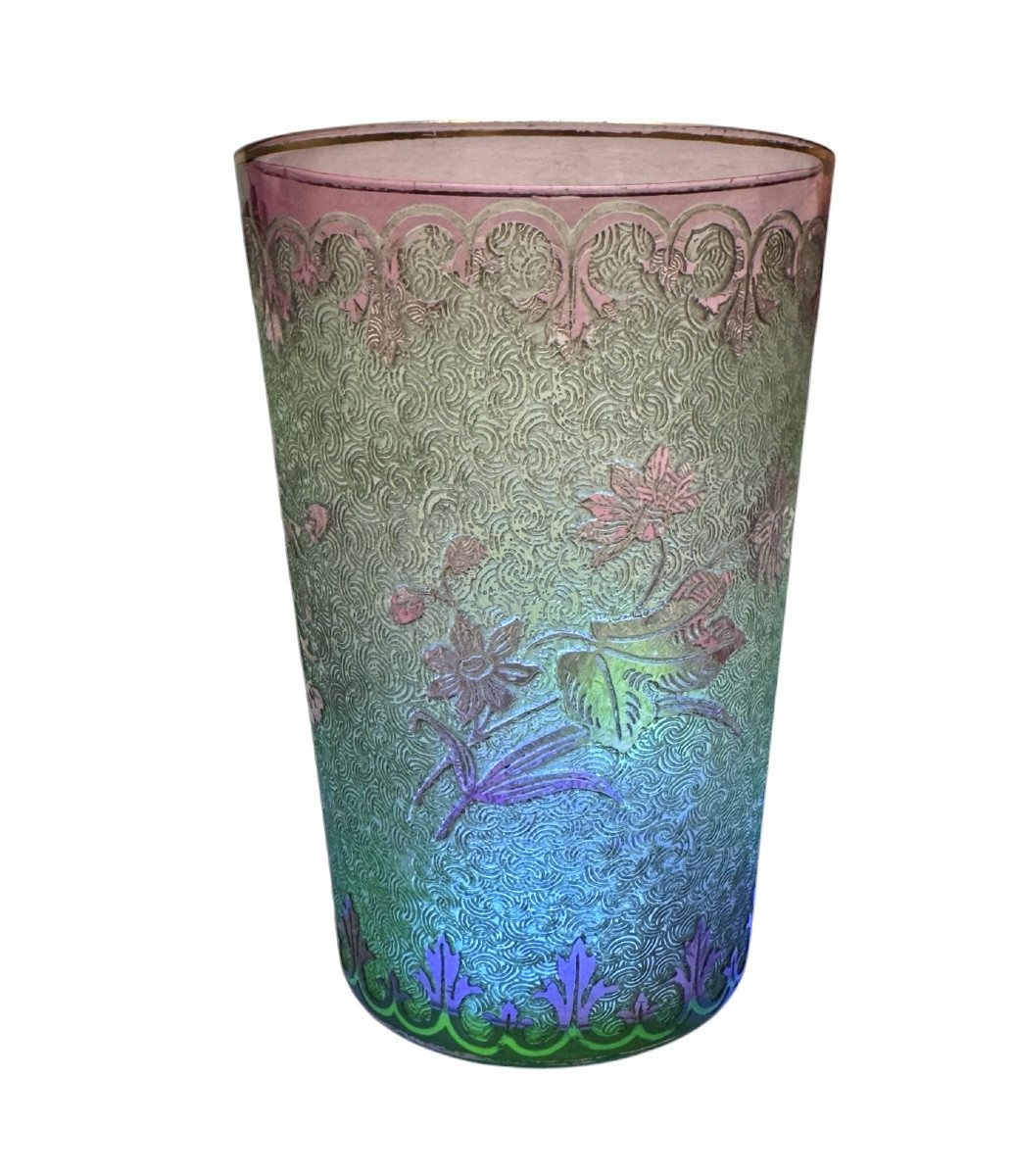 Saint Louis - Pair de verres en ouraline -photo-1