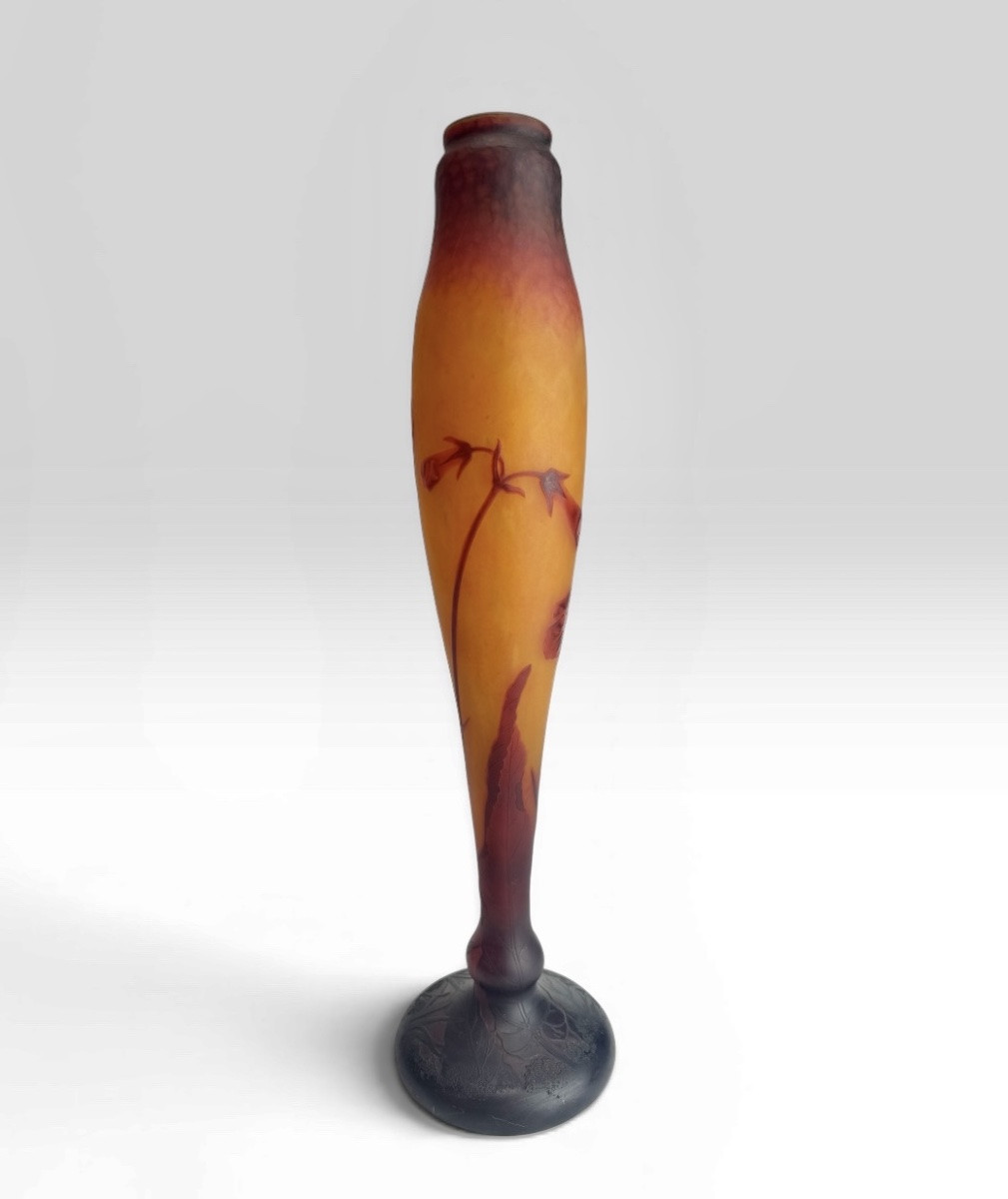 Daum Nancy - Tobacco Flowers Vase-photo-2