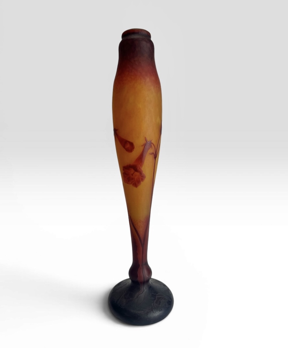 Daum Nancy - Tobacco Flowers Vase