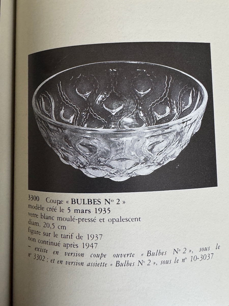 R. Lalique - Coupe «BULBES N° 2»-photo-5