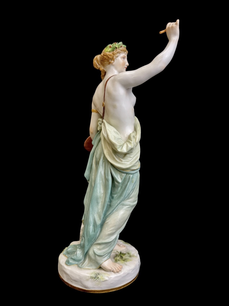 Meissen - Groupe en porcelaine Allégorie de la Peinture-photo-4