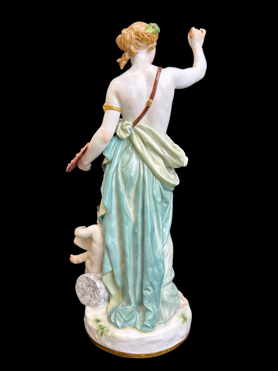 Meissen - Groupe en porcelaine Allégorie de la Peinture-photo-1