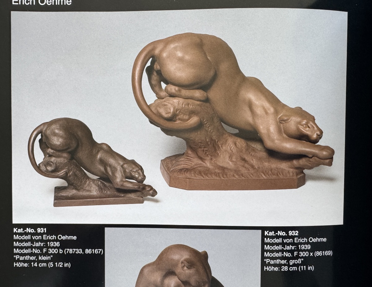 Meissen - Model By Erich Oehme, Panther-photo-8