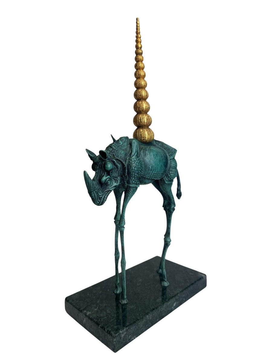 Salvador Dalí - Le rhinocéros cosmique.  -photo-2