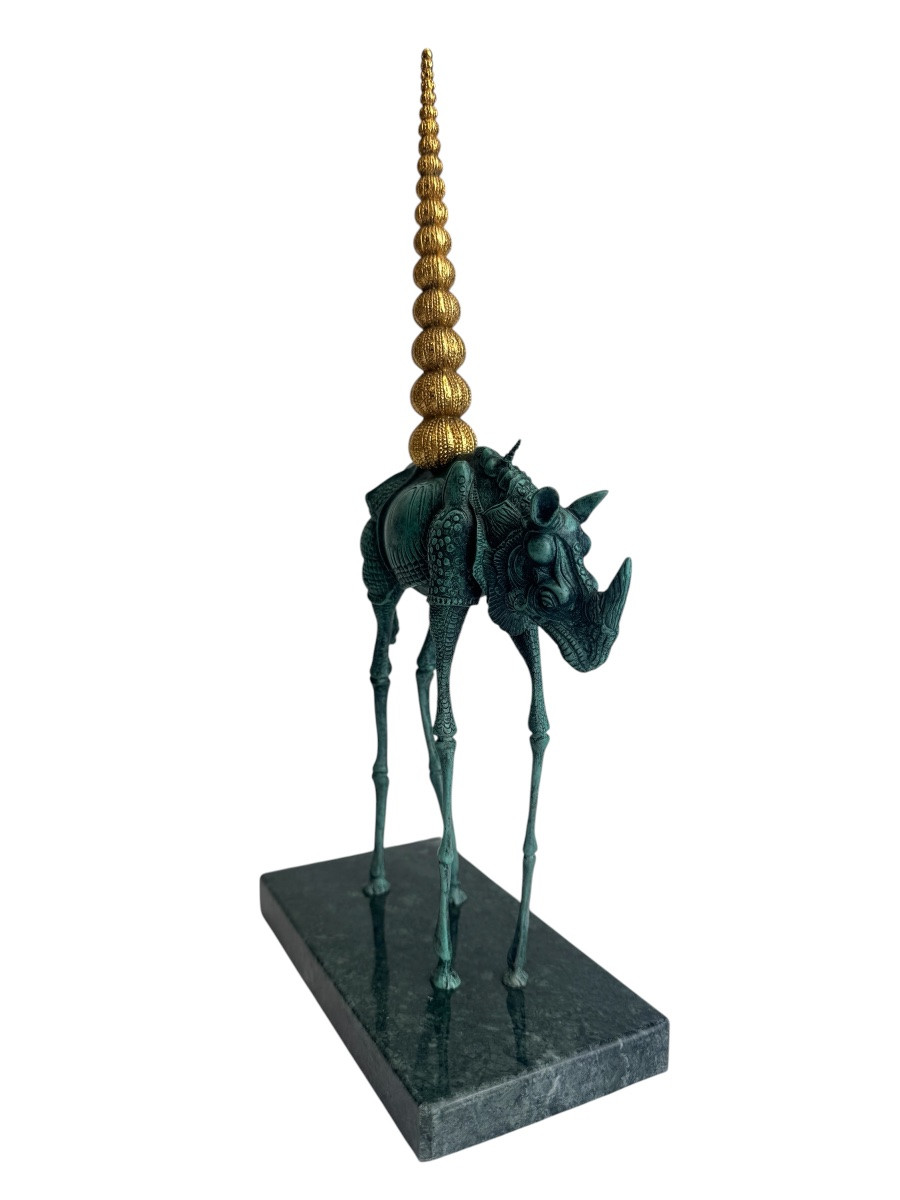 Salvador Dalí - Le rhinocéros cosmique.  -photo-3