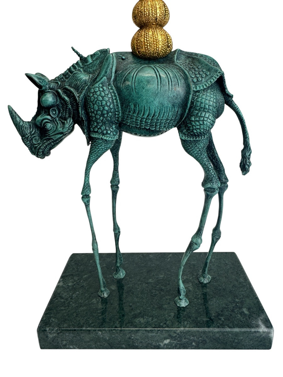 Salvador Dalí - Le rhinocéros cosmique.  -photo-2