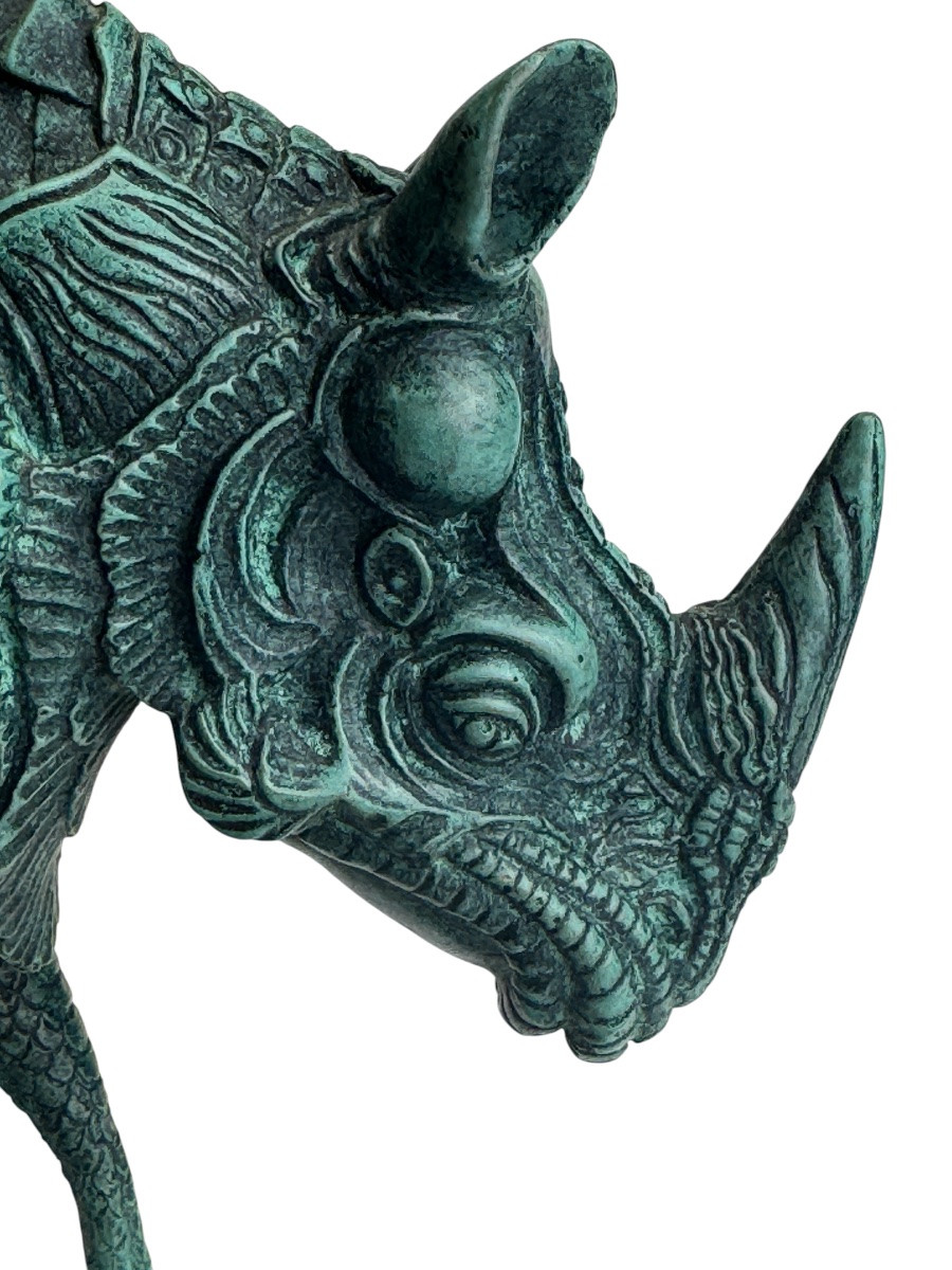 Salvador Dalí - Le rhinocéros cosmique.  -photo-5