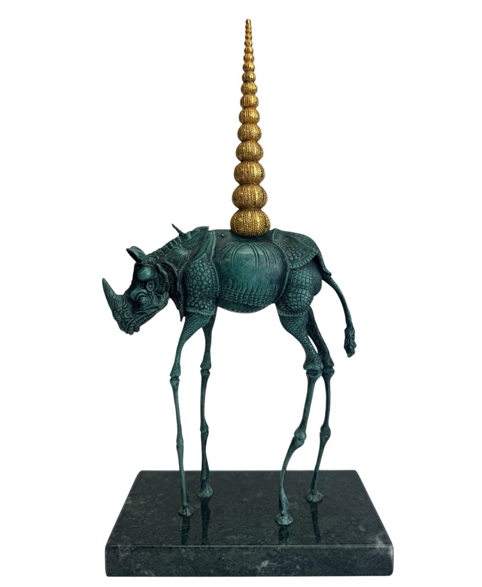 Salvador Dalí - Le rhinocéros cosmique.  