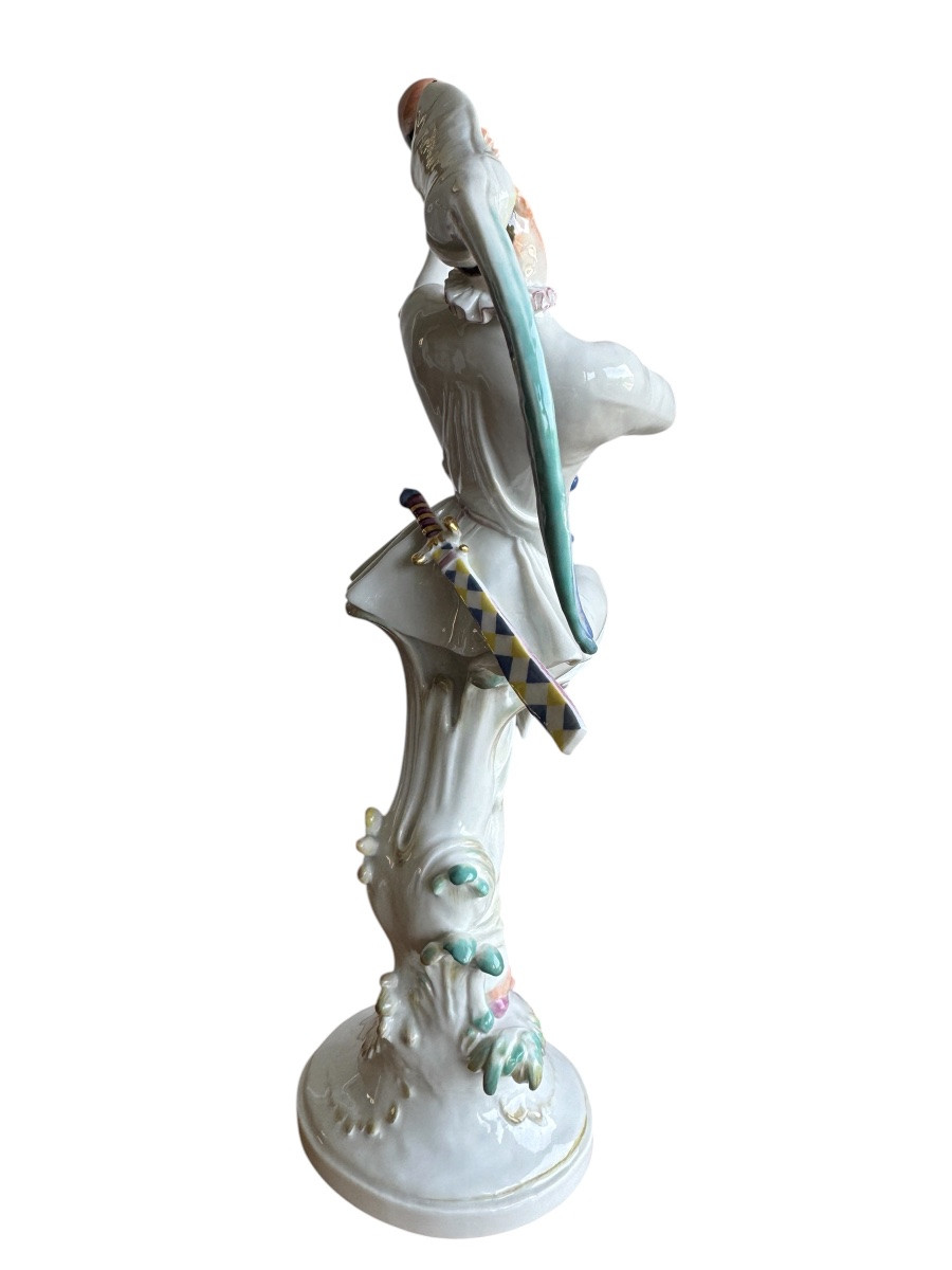 Meissen - Figure en porcelaine créé par Paul Scheurich « Danseuse Masquée »-photo-2
