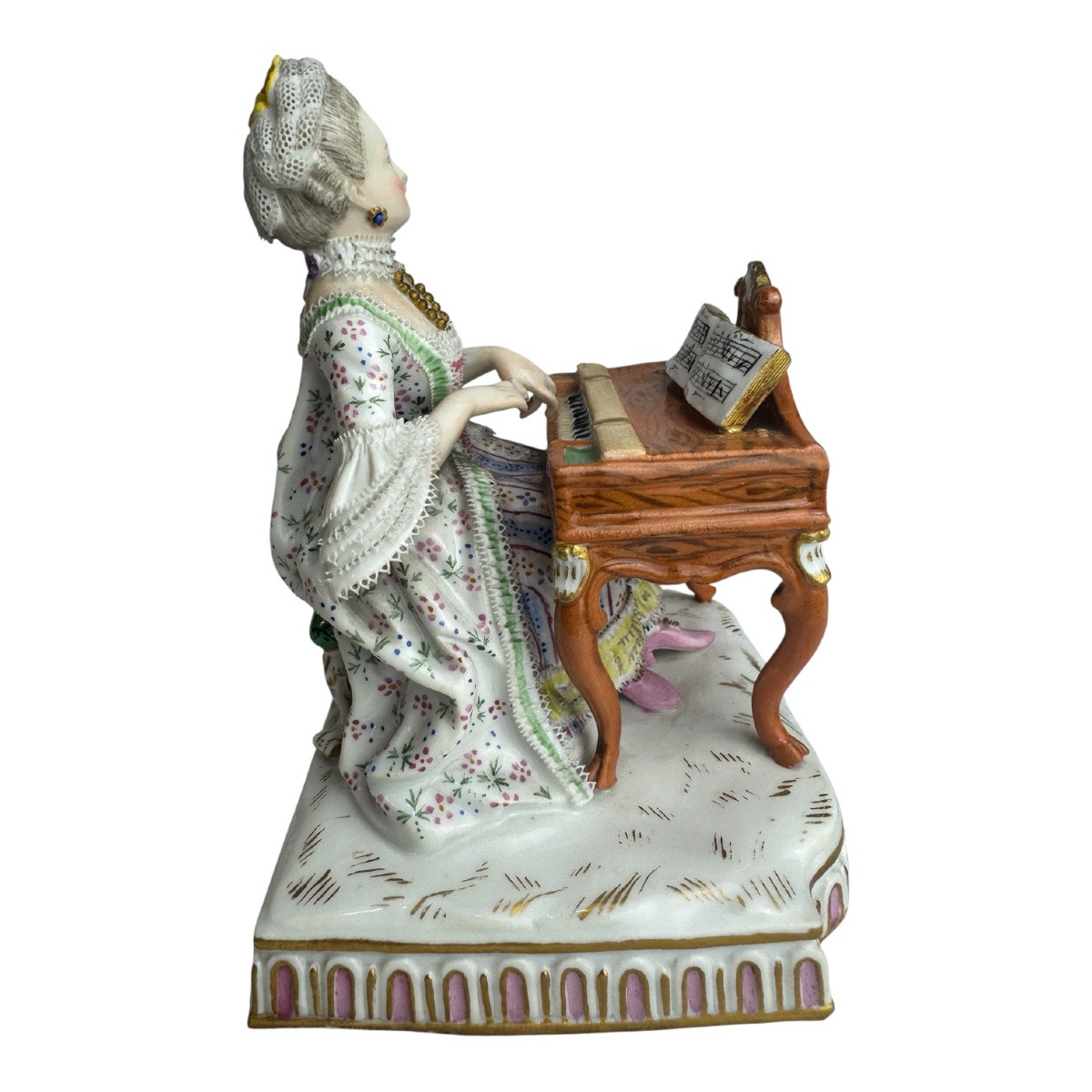 Meissen Porcelain Figure Allegory - Hearing-photo-2