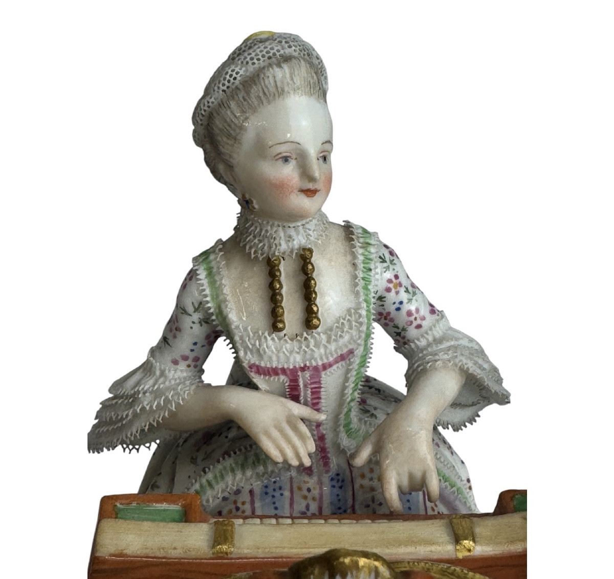 Meissen Porcelain Figure Allegory - Hearing-photo-6