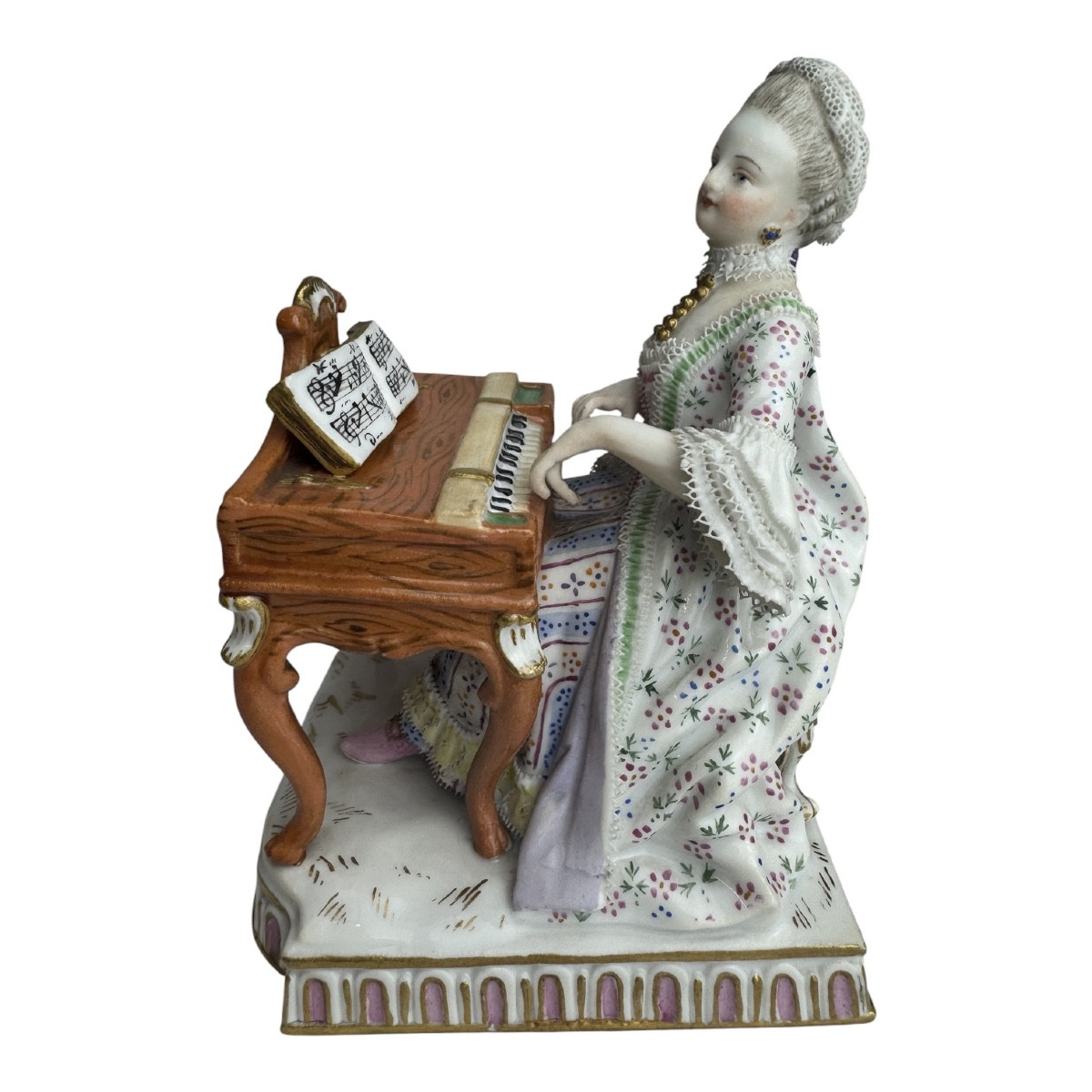 Meissen Porcelain Figure Allegory - Hearing