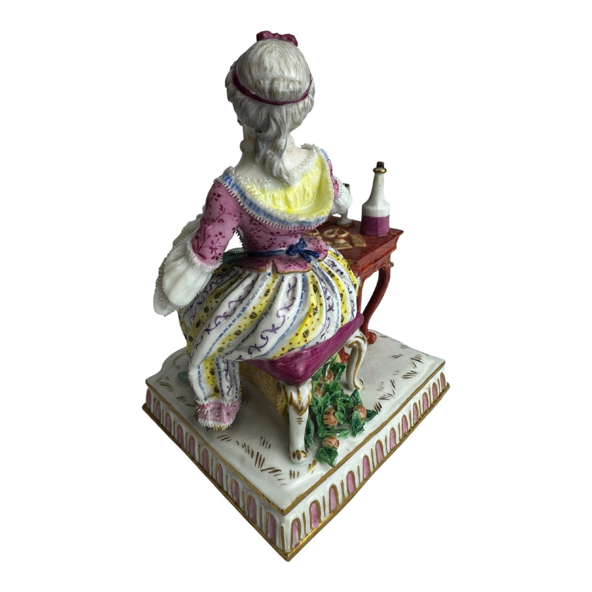 Meissen Porcelain Figure Allegory - Taste-photo-1