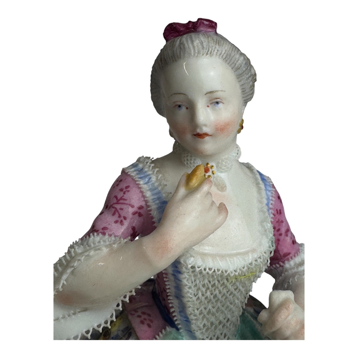 Meissen Porcelain Figure Allegory - Taste-photo-4