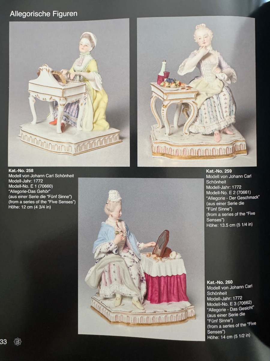 Meissen Porcelain Figure Allegory - Taste-photo-6