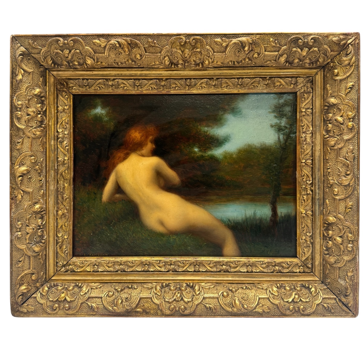 Jules Armand HANRIOT, Femme nue allongée 