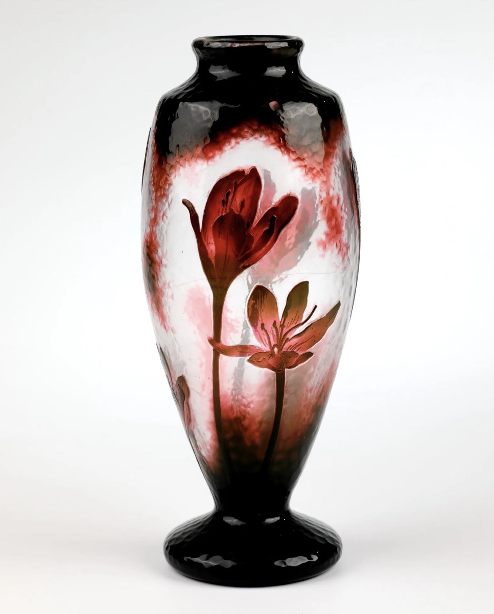 Daum Nancy - Vase ''Colchiques''-photo-2