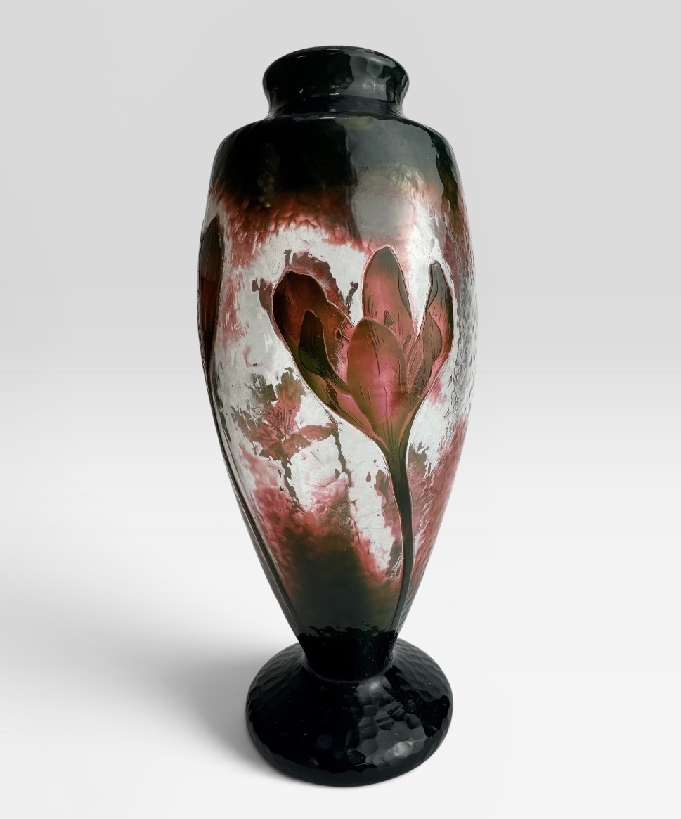 Daum Nancy - Vase ''Colchiques''-photo-4
