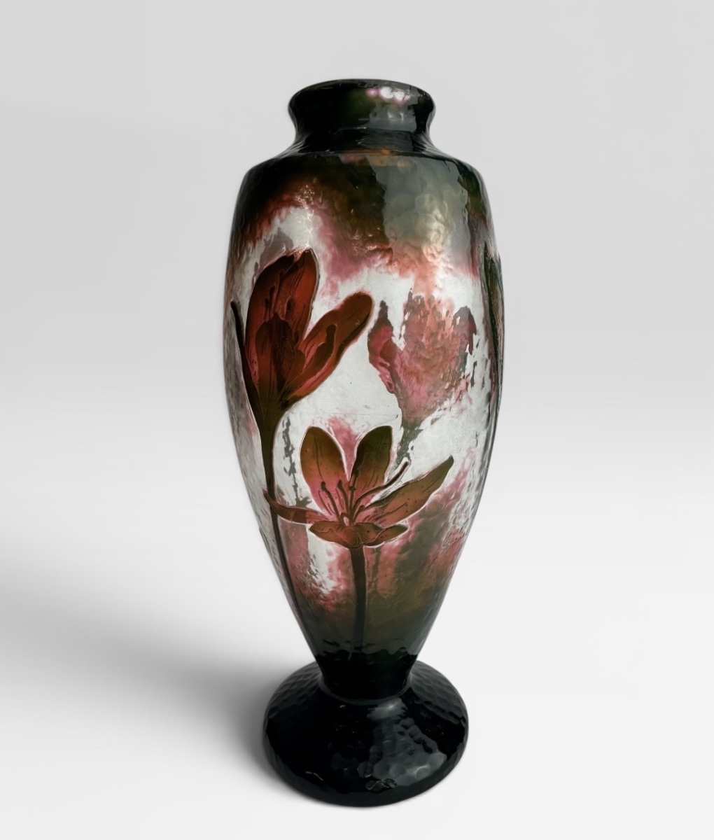 Daum Nancy - Vase ''Colchiques''