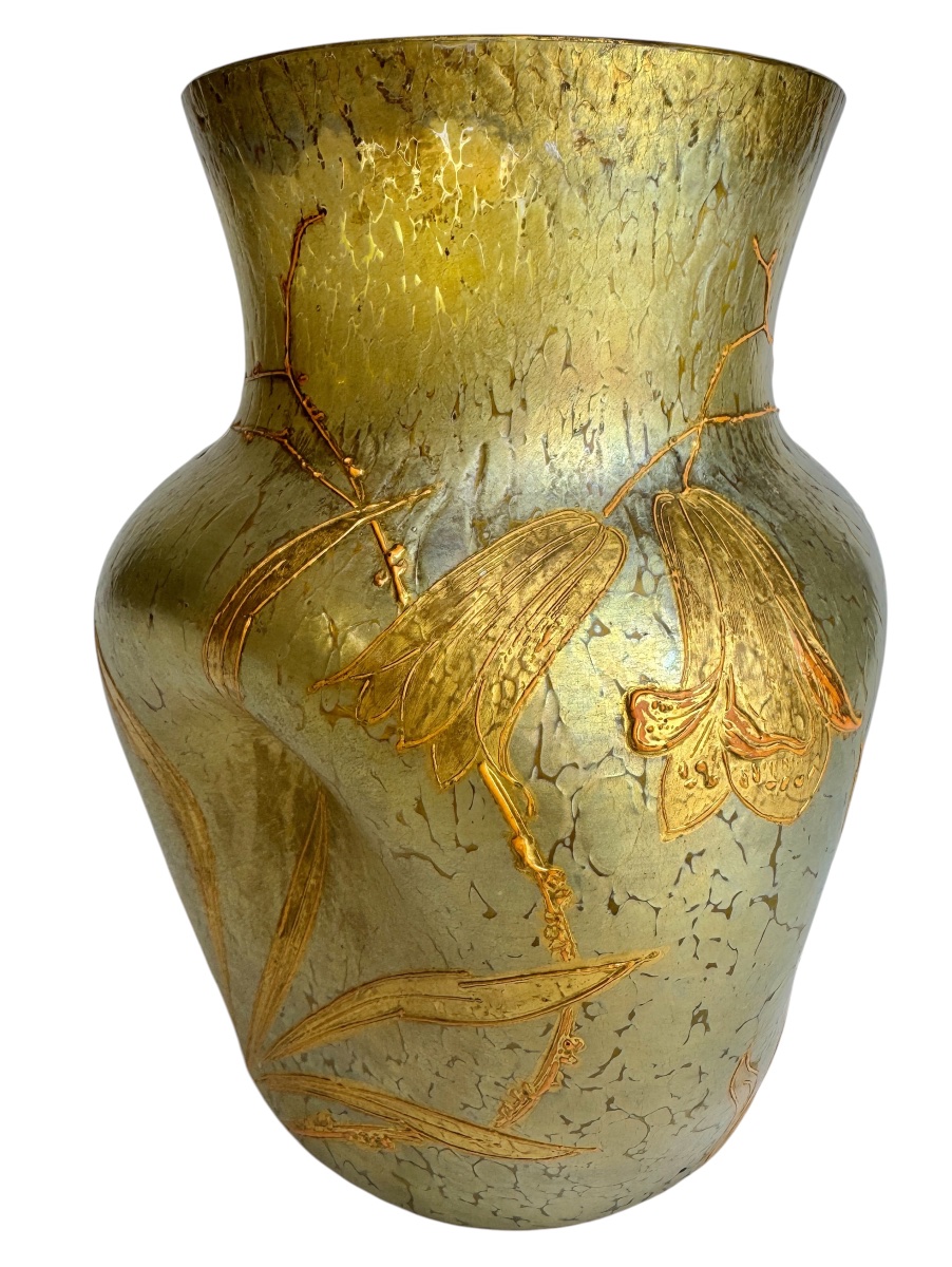 Loetz Candia Butterfly Vase -photo-3
