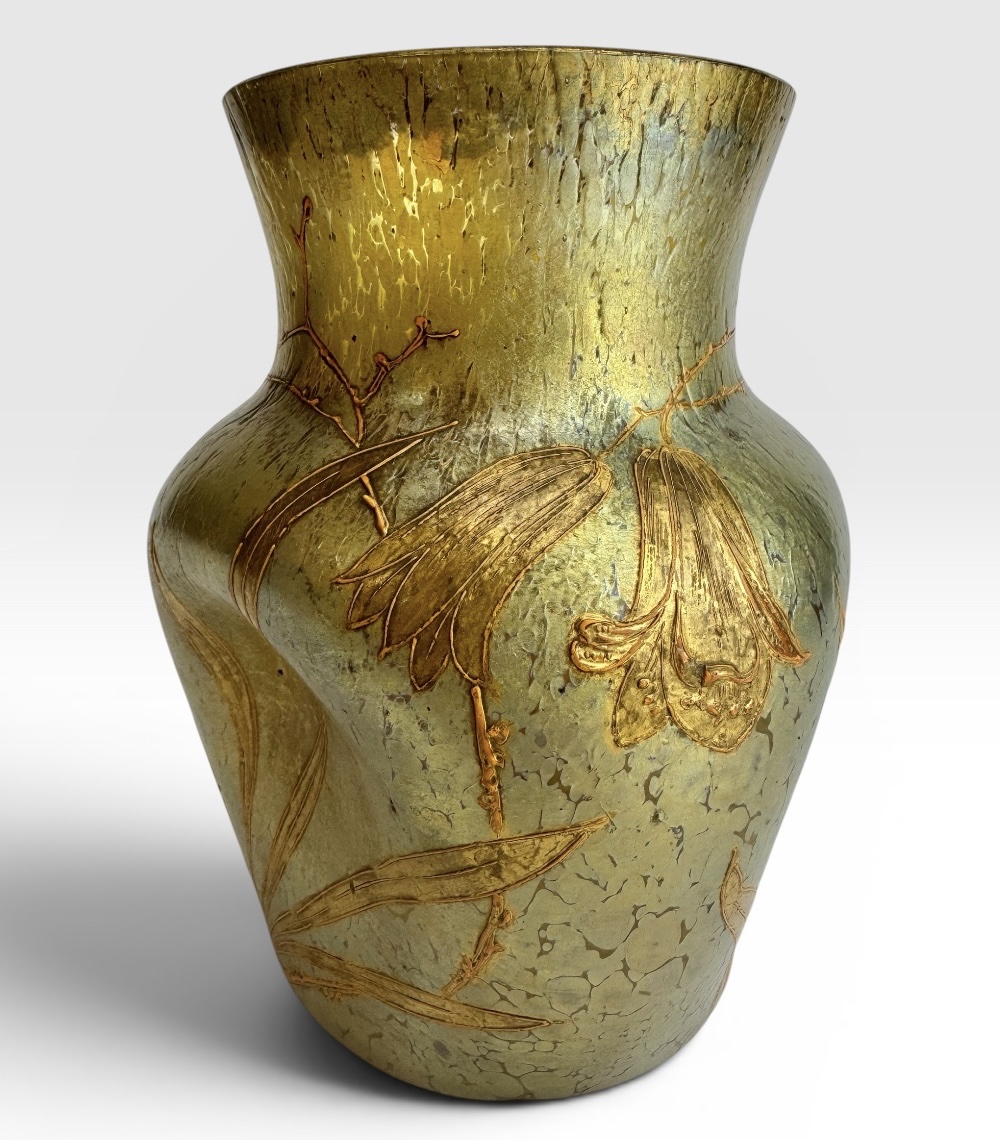 Loetz Candia Butterfly Vase 