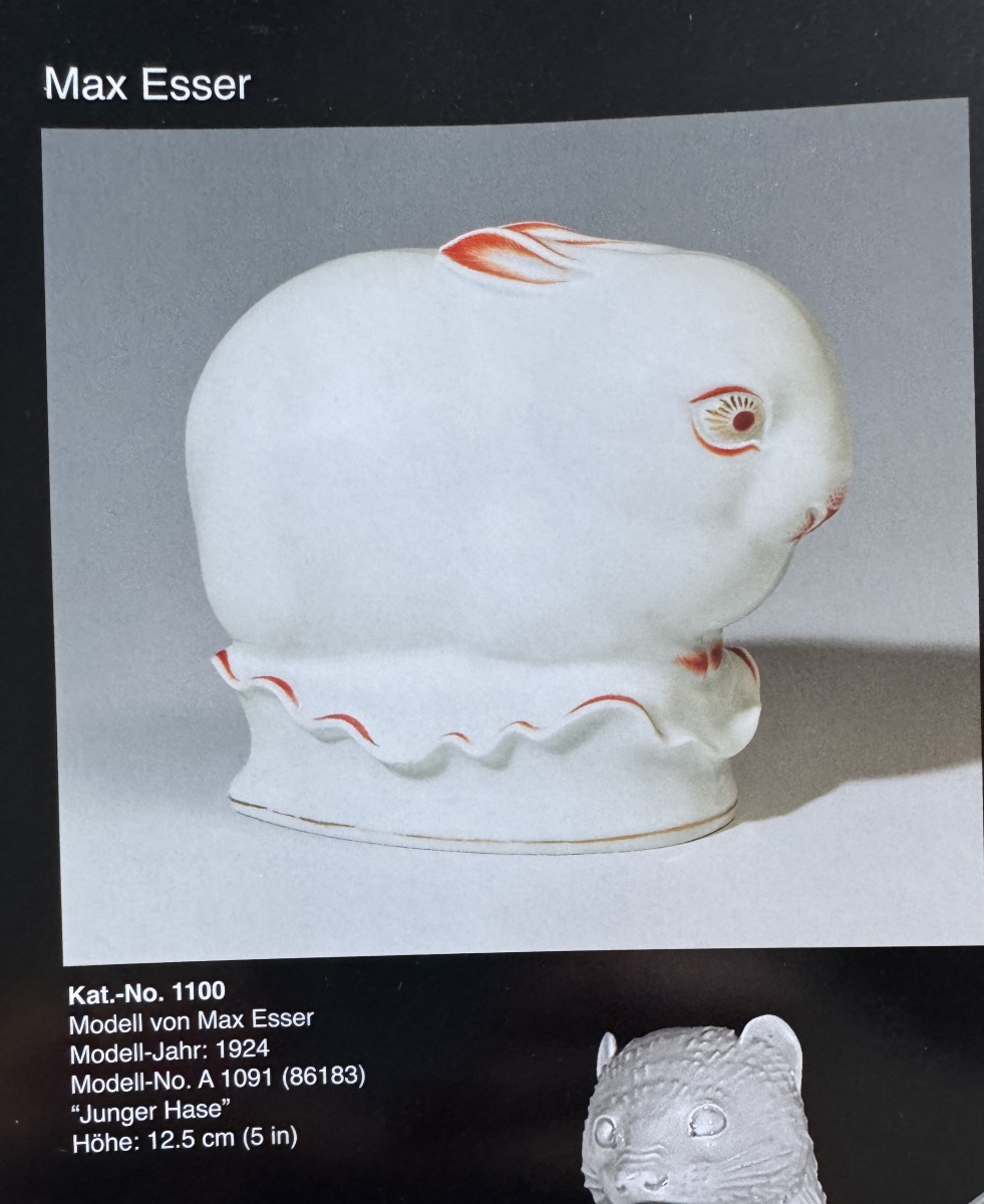 Meissen - Porcelain Figurine - Young Hare By Max Esser -photo-8