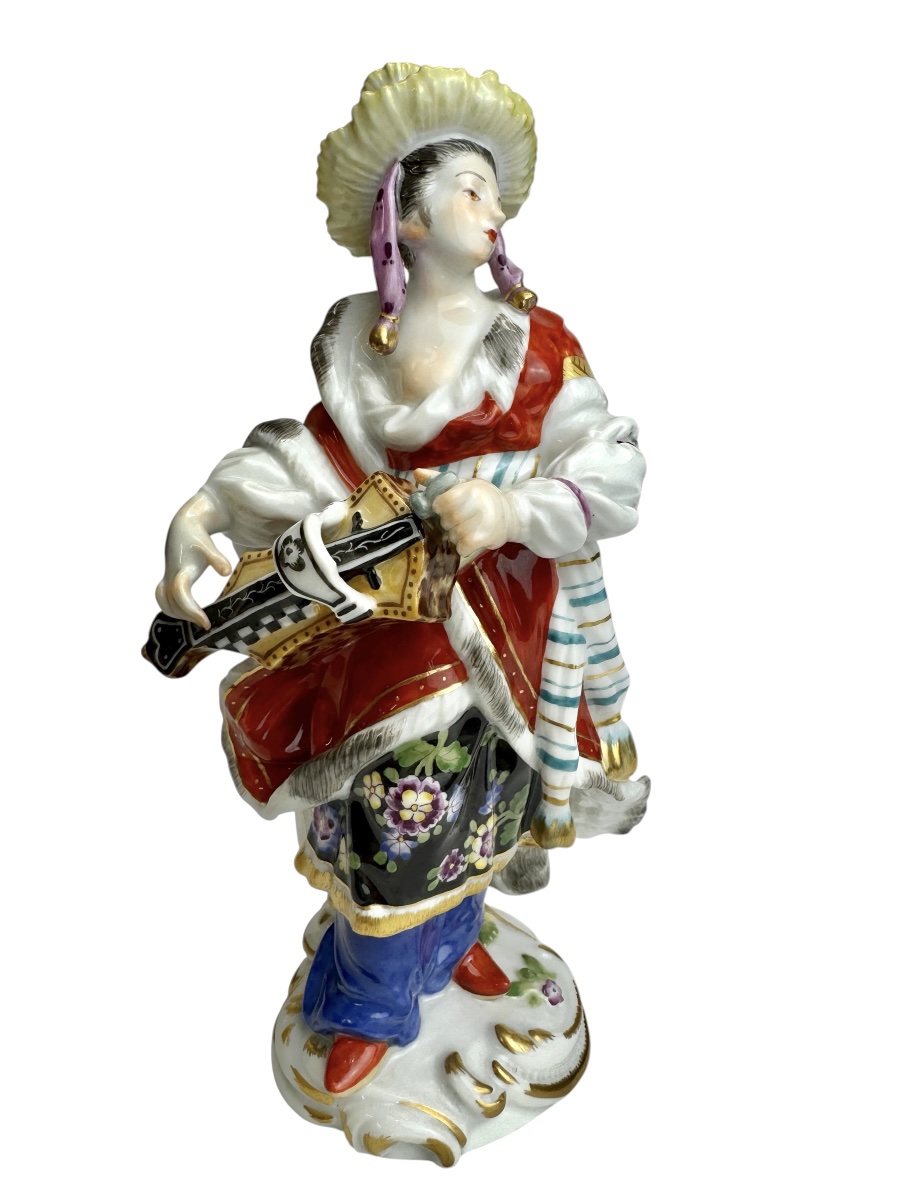 Meissen - Porcelain Figurine Of A Malabar Woman-photo-2