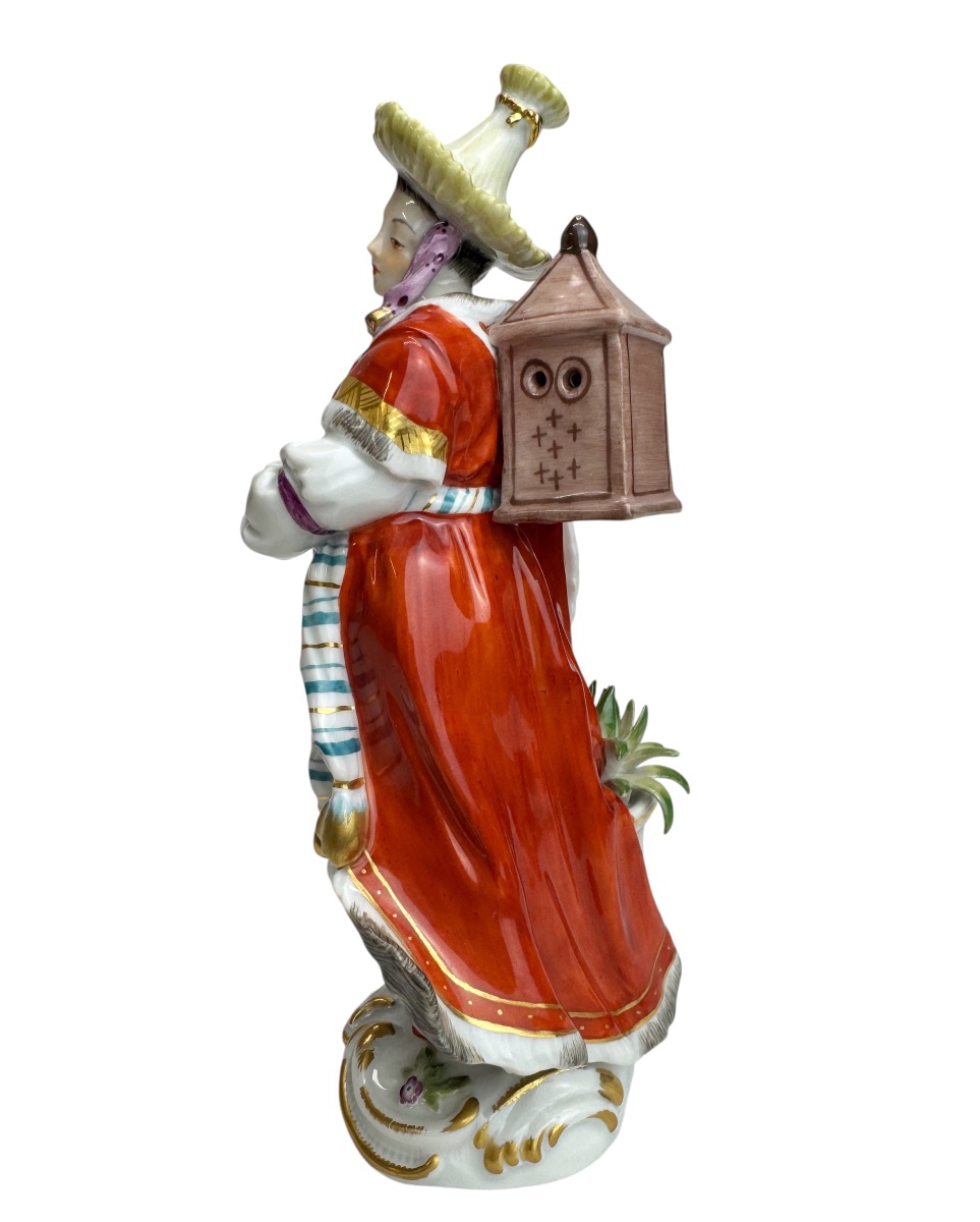 Meissen - Porcelain Figurine Of A Malabar Woman-photo-2