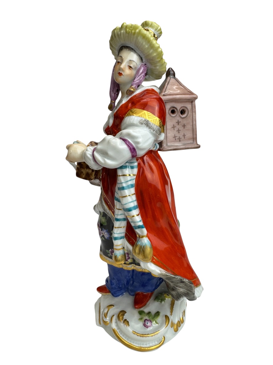 Meissen - Porcelain Figurine Of A Malabar Woman-photo-3