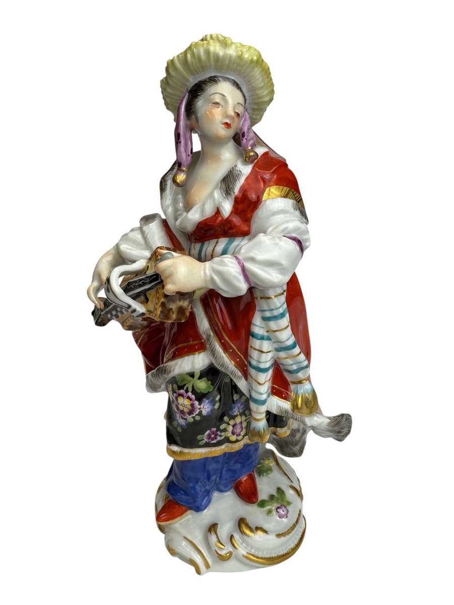 Meissen - Porcelain Figurine Of A Malabar Woman-photo-4