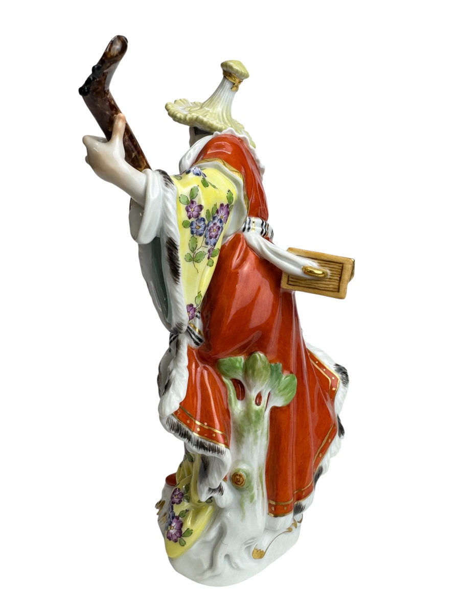 Meissen - Porcelain Figurine Of A Malabar-photo-2