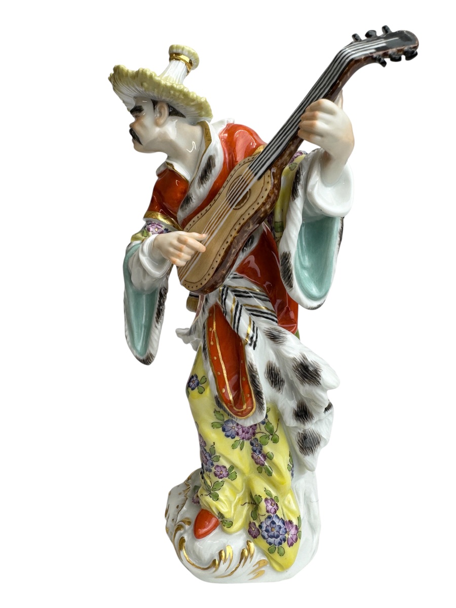 Meissen - Porcelain Figurine Of A Malabar-photo-3