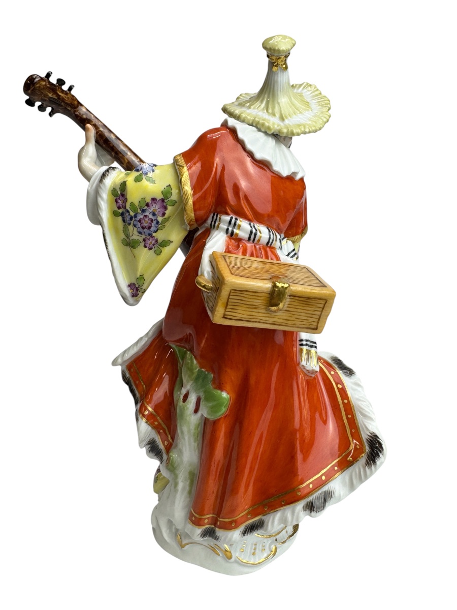 Meissen - Porcelain Figurine Of A Malabar-photo-4