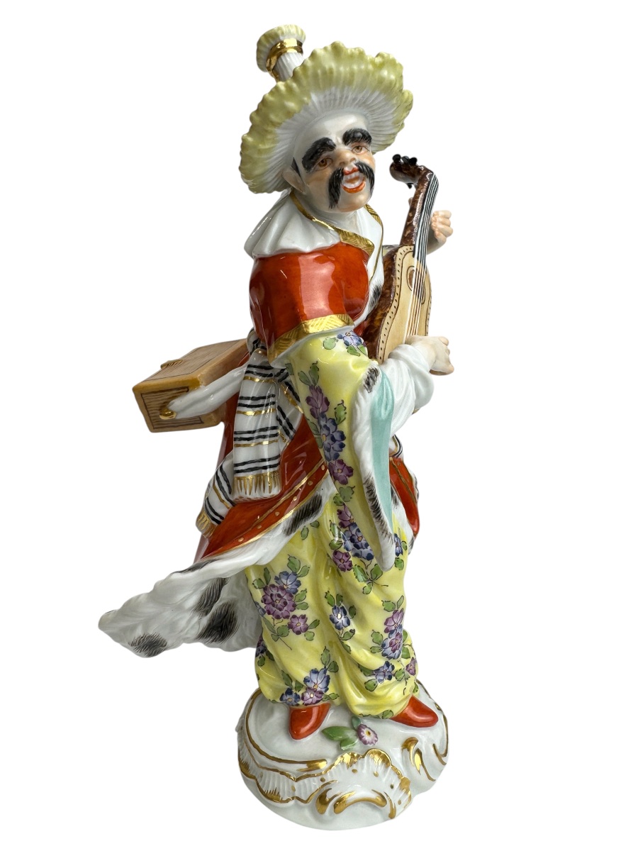 Meissen - Porcelain Figurine Of A Malabar-photo-2