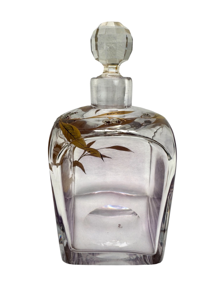 Liqueur Set Decorated With Lily-of-the-valley Motifs, Circa 1900-photo-2