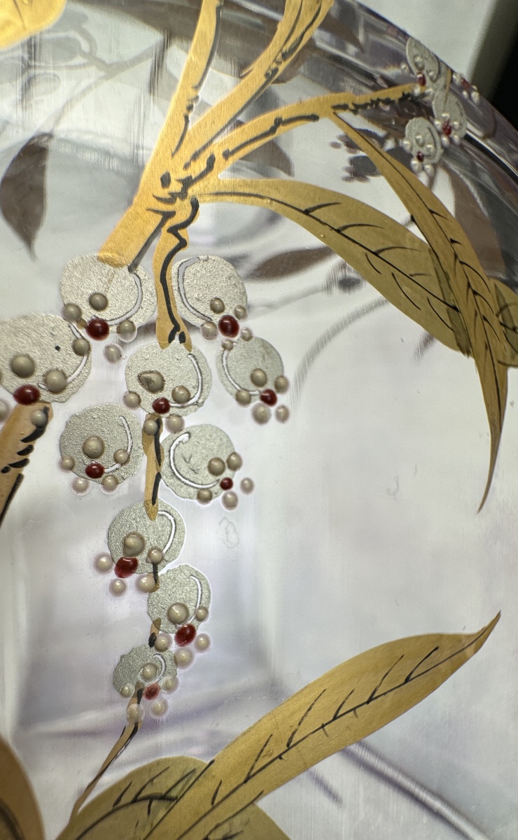 Liqueur Set Decorated With Lily-of-the-valley Motifs, Circa 1900-photo-8