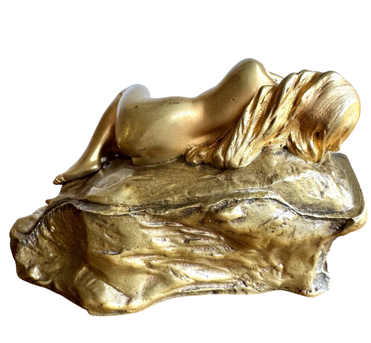 Carl Kauba - Metamorphic Bronze Sculpture  "the Treasure" -photo-4