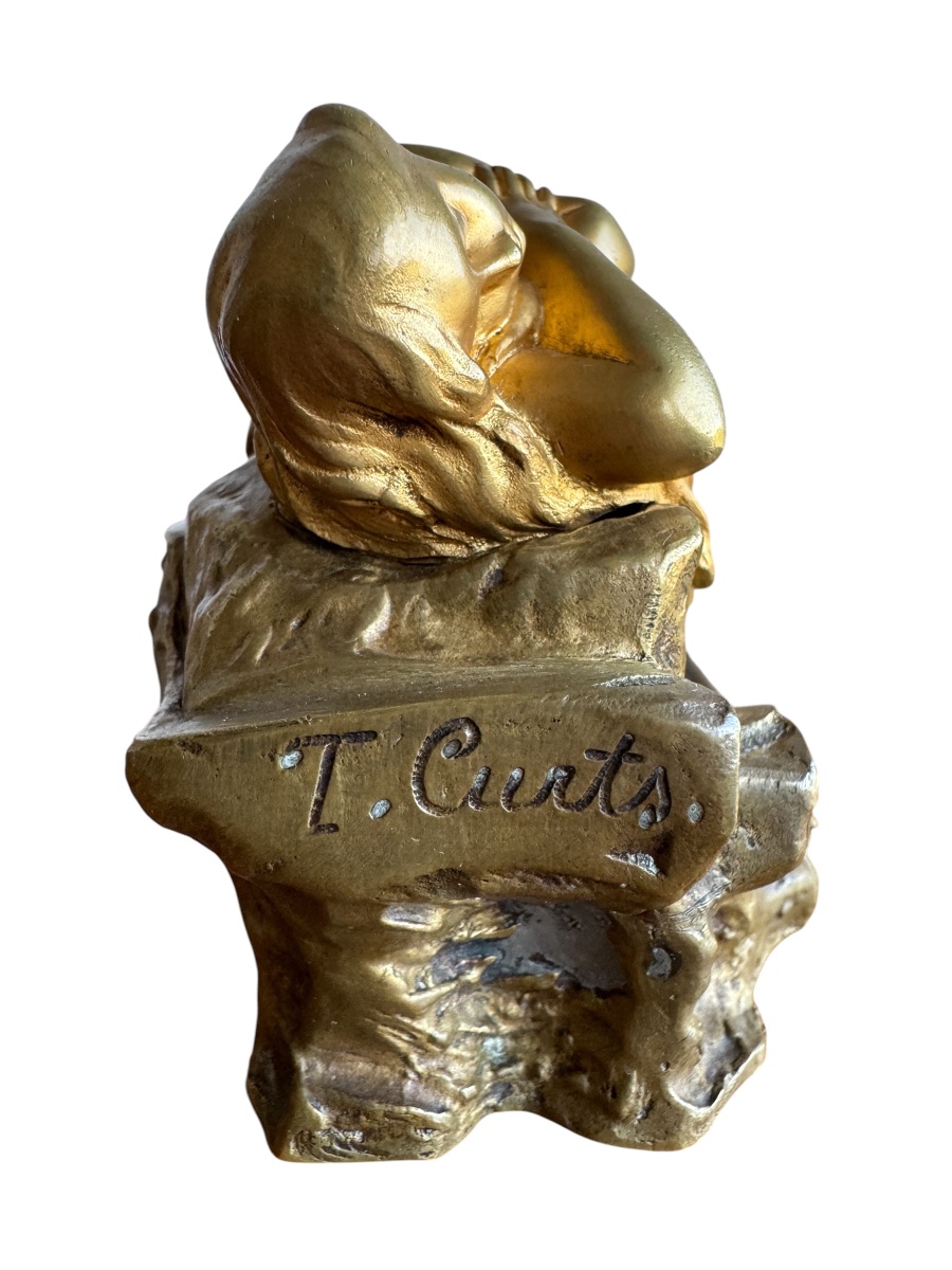Carl Kauba - Metamorphic Bronze Sculpture  "the Treasure" -photo-1