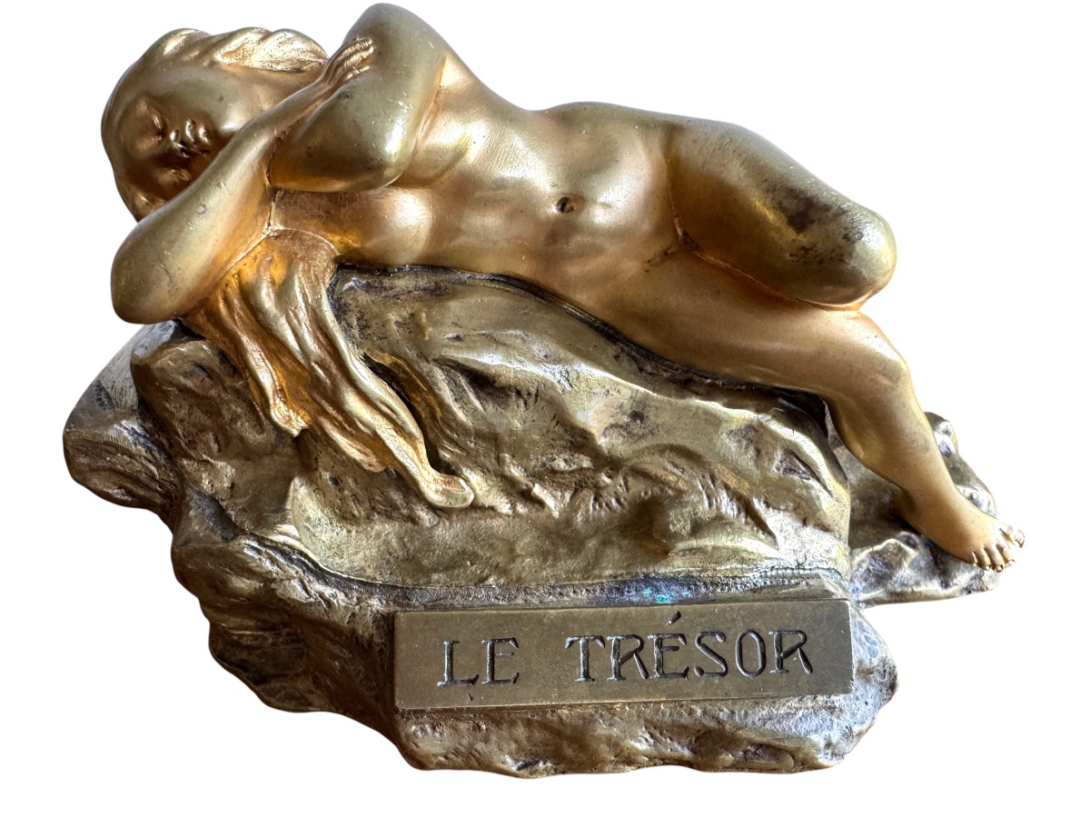 Carl Kauba - Metamorphic Bronze Sculpture  "the Treasure" -photo-2