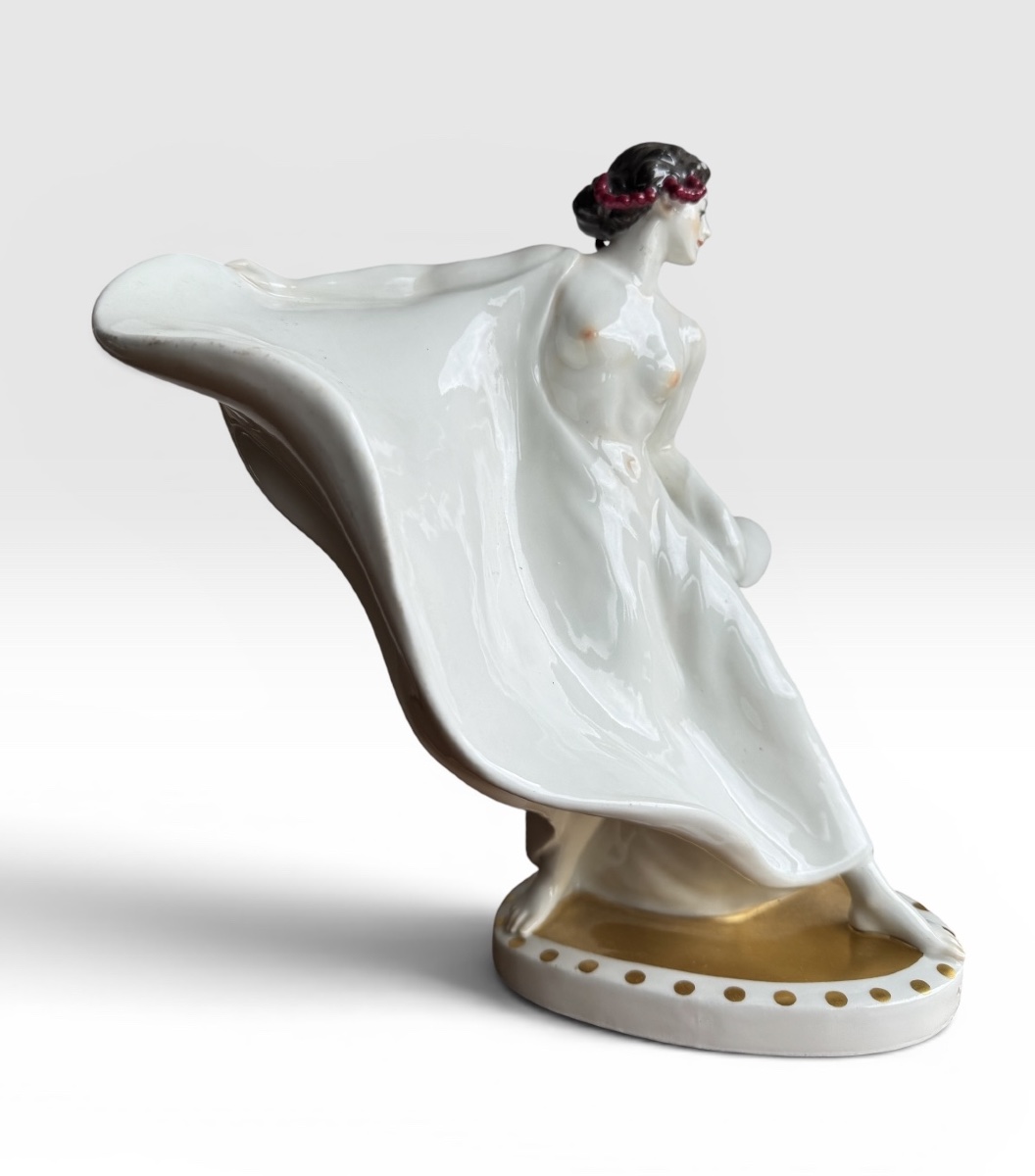 Meissen - Porcelain Figurine “the Dancer Loïe Fuller”-photo-2