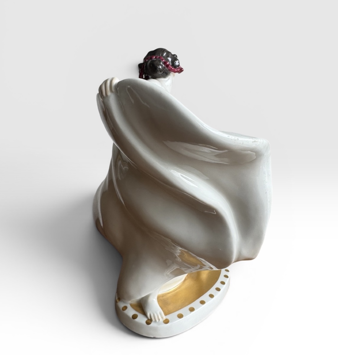 Meissen - Porcelain Figurine “the Dancer Loïe Fuller”-photo-3