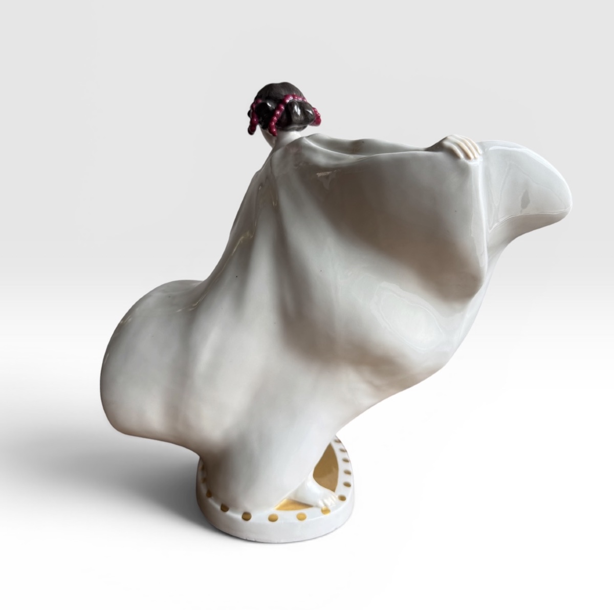 Meissen - Porcelain Figurine “the Dancer Loïe Fuller”-photo-4