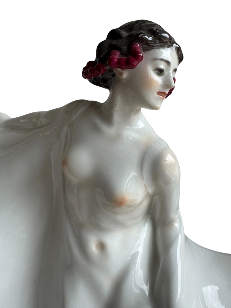 Meissen - Porcelain Figurine “the Dancer Loïe Fuller”-photo-6