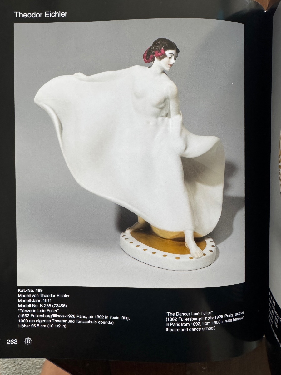 Meissen - Porcelain Figurine “the Dancer Loïe Fuller”-photo-8