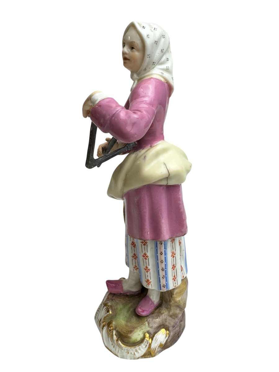 Meissen Cris de Paris - Jeune fille au triangle-photo-2